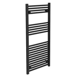 Toreno Black W500 X H1200mm Heated Towel Rail -Toreno Bathroom 512bs nd1