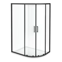 Toreno Matt Black 1200 X 800mm Offset Quadrant Shower Enclosure 9 Toreno Matt Black 1200 X 800mm Offset Quadrant Shower Enclosure -Toreno Bathroom blk128q2d d5