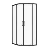Toreno Matt Black 1000 X 800mm Offset Quadrant Shower Enclosure 2 Toreno Matt Black 1000 X 800mm Offset Quadrant Shower Enclosure -Toreno Bathroom blk18q2d nw d1