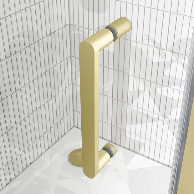 Toreno Brushed Brass 1000 X 900mm Sliding Door Shower Enclosure Without Tray 3 Toreno Brushed Brass 1000 X 900mm Sliding Door Shower Enclosure Without Tray