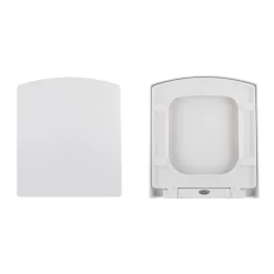 Toreno Gloss White WC Unit With Cistern + Slimline Soft Close Seat W500 X D200mm 9 Toreno Gloss White WC Unit With Cistern + Slimline Soft Close Seat W500 X D200mm -Toreno Bathroom cubobtw d1