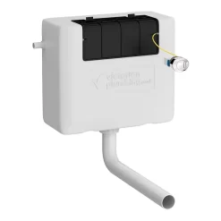 Toreno Cloakroom Suite Inc. Modern Toilet (White Gloss)