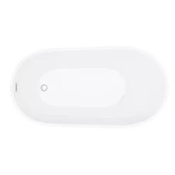 Toreno 1370 Small Modern Slipper Free Standing Bath 12 Toreno 1370 Small Modern Slipper Free Standing Bath -Toreno Bathroom gd8225137 n d1