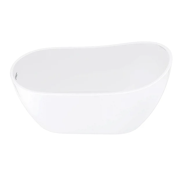 Toreno 1370 Small Modern Slipper Free Standing Bath 8 Toreno 1370 Small Modern Slipper Free Standing Bath - Image 6
