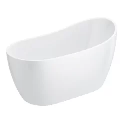 Toreno 1370 Small Modern Slipper Free Standing Bath 10 Toreno 1370 Small Modern Slipper Free Standing Bath -Toreno Bathroom gd8225137 nd1