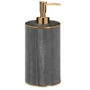 Toreno Grey Marble Brass Effect Lotion/Soap Dispenser 2 Toreno Grey Marble Brass Effect Lotion/Soap Dispenser -Toreno Bathroom gmbdl