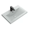Toreno 600 Basin Unit - High Gloss White With Matt Grey Mid Edged Basin 2 Toreno 600 Basin Unit - High Gloss White With Matt Grey Mid Edged Basin -Toreno Bathroom mg6mvme nd1