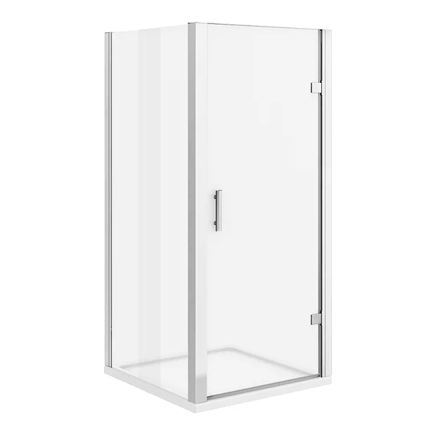 Toreno 8mm Square Hinged Door Shower Enclosure - Easy Fit 3 Toreno 8mm Square Hinged Door Shower Enclosure - Easy Fit
