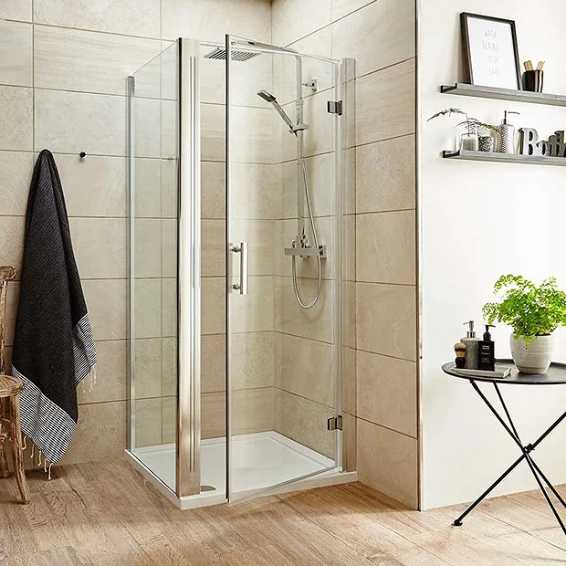 Toreno 8mm Square Hinged Door Shower Enclosure - Easy Fit 4 Toreno 8mm Square Hinged Door Shower Enclosure - Easy Fit - Image 2