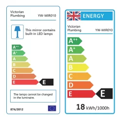 Toreno 600 X 800mm LED Bluetooth Mirror Incl. Shaver Socket + Anti-Fog 11 Toreno 600 X 800mm LED Bluetooth Mirror Incl. Shaver Socket + Anti-Fog -Toreno Bathroom mir010n d2
