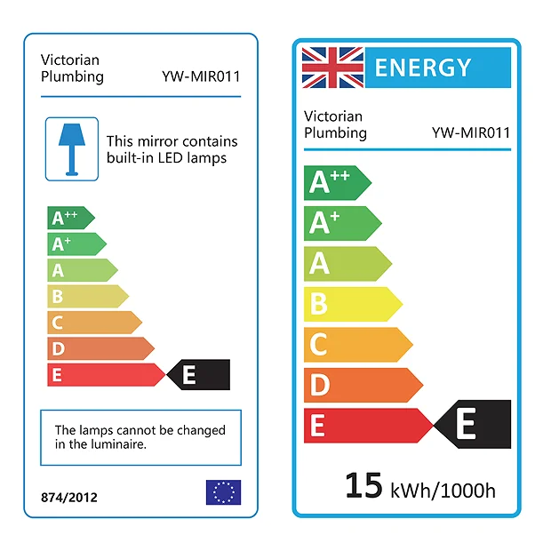 Toreno 700 X 500mm Portrait LED Illuminated Bluetooth Mirror Incl. Touch Sensor 6 Toreno 700 X 500mm Portrait LED Illuminated Bluetooth Mirror Incl. Touch Sensor - Image 4