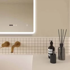 Toreno 700 X 500mm Portrait LED Illuminated Bluetooth Mirror Incl. Touch Sensor