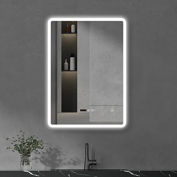 Toreno 700 X 500mm Portrait LED Illuminated Bluetooth Mirror Incl. Touch Sensor 4 Toreno 700 X 500mm Portrait LED Illuminated Bluetooth Mirror Incl. Touch Sensor - Image 2