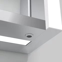 Toreno 500x700mm LED Illuminated Bluetooth Mirror Cabinet With Motion Sensor, Shaving Socket & Anti-Fog