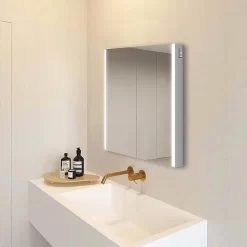Toreno 700x650mm LED Illuminated 2-Door Bluetooth Mirror Cabinet With Motion Sensor, Shaving Socket & Anti-Fog 13 Toreno 700x650mm LED Illuminated 2-Door Bluetooth Mirror Cabinet With Motion Sensor, Shaving Socket & Anti-Fog -Toreno Bathroom mir018 d4n
