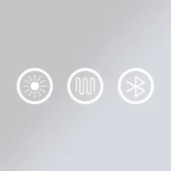 Toreno 1200 X 600mm Landscape LED Back-lit Bluetooth Mirror Inc. Touch Sensor + Anti-Fog -Toreno Bathroom mir021newd1