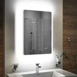 Toreno 500x700mm Ambient Colour Change LED Bluetooth Mirror Incl. Touch Sensor + Anti-Fog -Toreno Bathroom mir027 d2