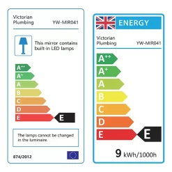 Toreno 500x700mm LED Illuminated Mirror Incl. Touch Sensor 11 Toreno 500x700mm LED Illuminated Mirror Incl. Touch Sensor -Toreno Bathroom mir041 d2n