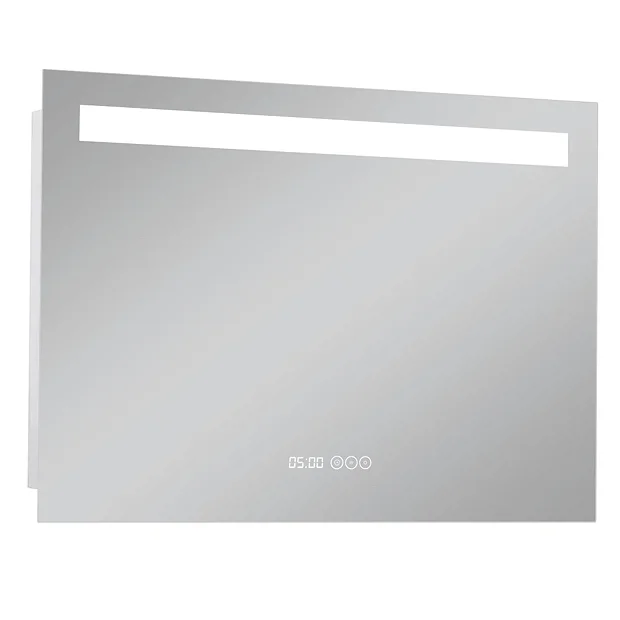 Toreno 800x600mm LED Illuminated Mirror Incl. Anti-Fog, Digital Clock & Touch Sensor 4 Toreno 800x600mm LED Illuminated Mirror Incl. Anti-Fog, Digital Clock & Touch Sensor - Image 2