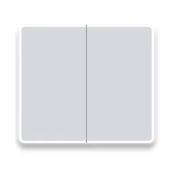 Toreno 700 X 800mm LED Illuminated 2-Door Mirror Cabinet With Motion Sensor, Shaving Socket & Anti-Fog 10 Toreno 700 X 800mm LED Illuminated 2-Door Mirror Cabinet With Motion Sensor, Shaving Socket & Anti-Fog -Toreno Bathroom mir402 d1