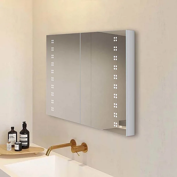 Toreno 800 X 600mm LED Illuminated 2-Door Mirror Cabinet Incl. Motion Sensor 4 Toreno 800 X 600mm LED Illuminated 2-Door Mirror Cabinet Incl. Motion Sensor - Image 2