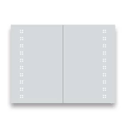 Toreno 800 X 600mm LED Illuminated 2-Door Mirror Cabinet Incl. Motion Sensor 10 Toreno 800 X 600mm LED Illuminated 2-Door Mirror Cabinet Incl. Motion Sensor -Toreno Bathroom mir403 d1