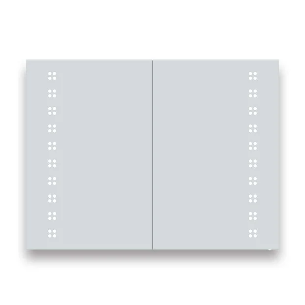 Toreno 800 X 600mm LED Illuminated 2-Door Mirror Cabinet Incl. Motion Sensor 5 Toreno 800 X 600mm LED Illuminated 2-Door Mirror Cabinet Incl. Motion Sensor - Image 3