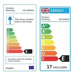 Toreno 800 X 600mm LED Illuminated 2-Door Mirror Cabinet Incl. Motion Sensor 11 Toreno 800 X 600mm LED Illuminated 2-Door Mirror Cabinet Incl. Motion Sensor -Toreno Bathroom mir403 d2