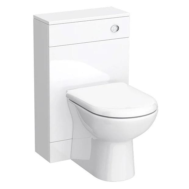 Toreno 1100mm Gloss White Vanity Unit Bathroom Suite - Depth 400/200mm 6 Toreno 1100mm Gloss White Vanity Unit Bathroom Suite - Depth 400/200mm - Image 4