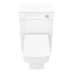 Toreno 500mm BTW Toilet Unit Inc. Cistern + Square Pan (Depth 200mm) -Toreno Bathroom modbtwsq d1