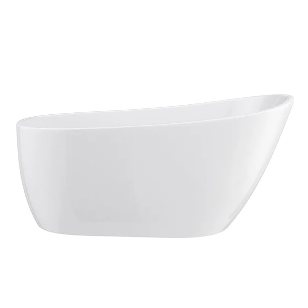 Toreno 1520 Small Modern Slipper Free Standing Bath 5 Toreno 1520 Small Modern Slipper Free Standing Bath - Image 3