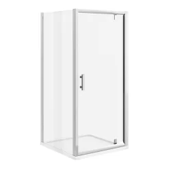 Toreno 8mm Square Pivot Door Shower Enclosure - Easy Fit