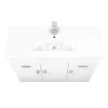 Toreno Vanity Sink With Cabinet - 1000mm Modern High Gloss White 2 Toreno Vanity Sink With Cabinet - 1000mm Modern High Gloss White -Toreno Bathroom mv1000 n d3