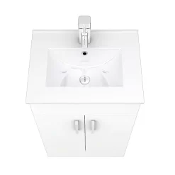 Toreno White 500mm Vanity Unit (Flat Packed)