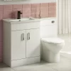 Toreno 500mm BTW Toilet Unit Incl. Cistern + Round Pan (Depth 200mm) -Toreno Bathroom mv600 d7