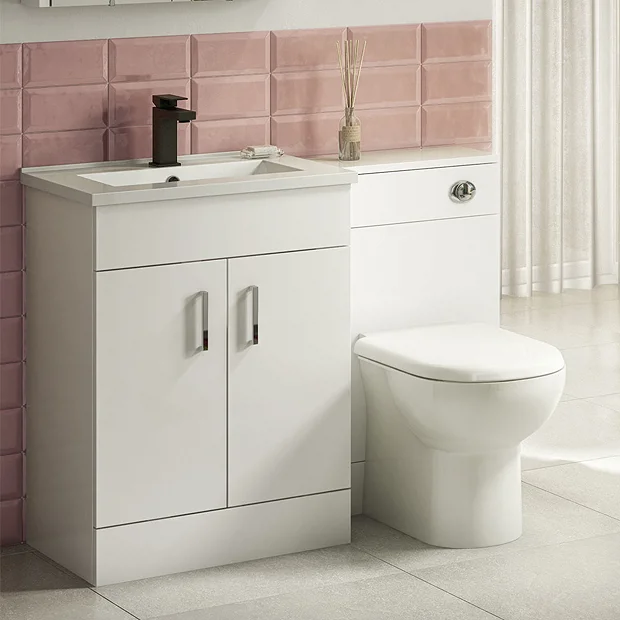 Toreno 500mm BTW Toilet Unit Incl. Cistern + Round Pan (Depth 200mm) 2 Toreno 500mm BTW Toilet Unit Incl. Cistern + Round Pan (Depth 200mm)