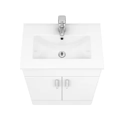 Toreno White 620mm Vanity Unit (Flat Packed)