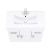 Toreno Vanity Sink With Cabinet - 800mm Modern High Gloss White