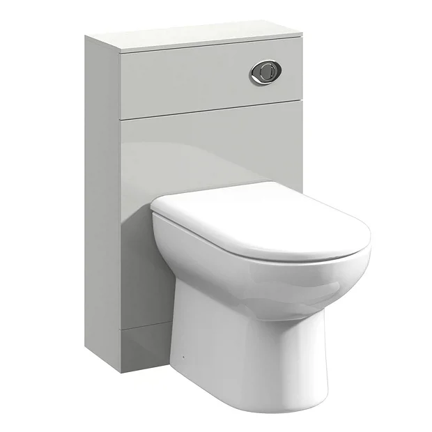 Toreno Light Grey 500x200mm WC Unit Only 4 Toreno Light Grey 500x200mm WC Unit Only - Image 2