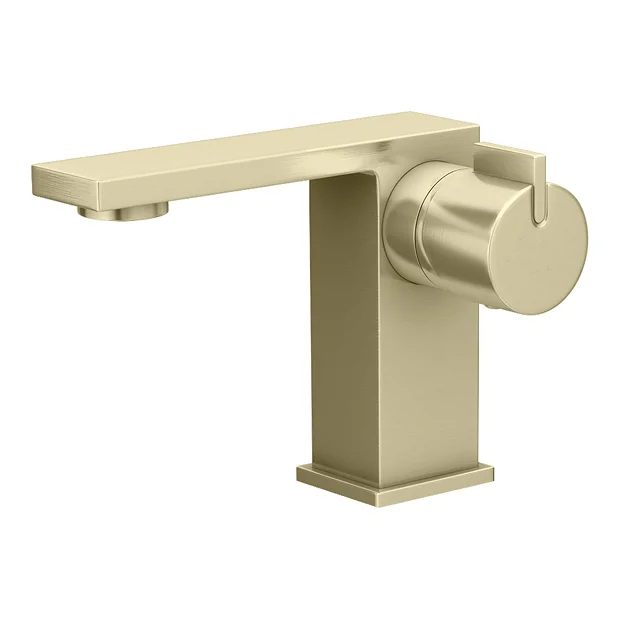 Toreno Casa Mono Basin Mixer Tap Brushed Brass 3 Toreno Casa Mono Basin Mixer Tap Brushed Brass