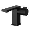 Toreno Casa Mono Basin Mixer Tap Matt Black -Toreno Bathroom ta32bmb detail1