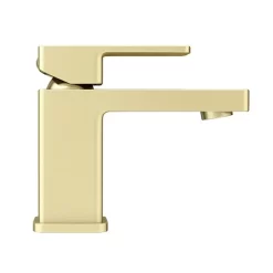 Toreno Modern Brushed Brass Basin Mono Mixer Tap -Toreno Bathroom tbbtap d2