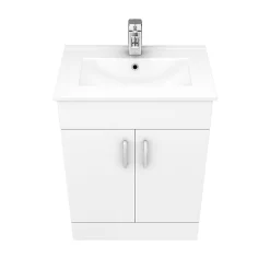 Toreno Cloakroom Suite Inc. Pro 600 Toilet (White Gloss) 12 Toreno Cloakroom Suite Inc. Pro 600 Toilet (White Gloss) -Toreno Bathroom tcsp600 n d1