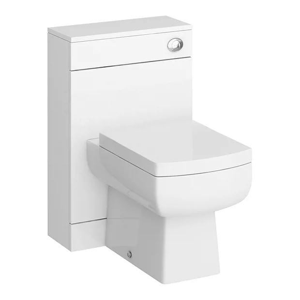 Toreno Gloss White WC Unit With Cistern + Slimline Soft Close Seat W500 X D200mm 4 Toreno Gloss White WC Unit With Cistern + Slimline Soft Close Seat W500 X D200mm - Image 2