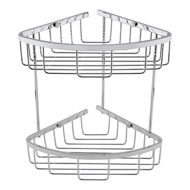 Toreno Modern 2 Tier Corner Fixed Wire Basket 5 Toreno Modern 2 Tier Corner Fixed Wire Basket - Image 3