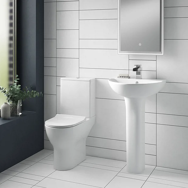 Toreno Round 4-Piece Modern Bathroom Suite 4 Toreno Round 4-Piece Modern Bathroom Suite - Image 2