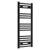 Toreno Black Curved W400 X H1000mm Heated Towel Rail 2 Toreno Black Curved W400 X H1000mm Heated Towel Rail -Toreno Bathroom trb410c l