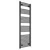 Toreno Black Curved W500 X H1600mm Heated Towel Rail 1 Toreno Black Curved W500 X H1600mm Heated Towel Rail -Toreno Bathroom trb516c l