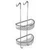 Toreno Chrome 2-Tier Hanging Shower Caddy 2 Toreno Chrome 2-Tier Hanging Shower Caddy -Toreno Bathroom trsch2 l