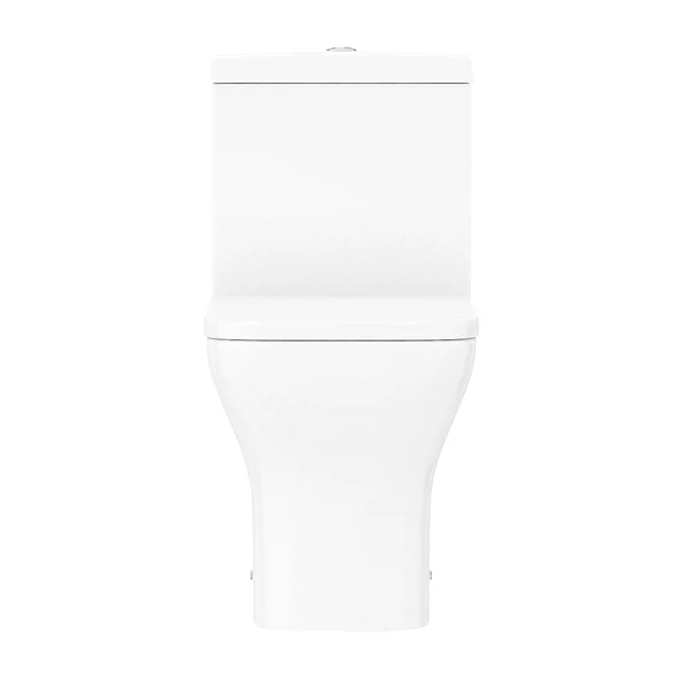 Toreno Square Rimless Close Coupled Toilet + Soft Close Seat 7 Toreno Square Rimless Close Coupled Toilet + Soft Close Seat - Image 5